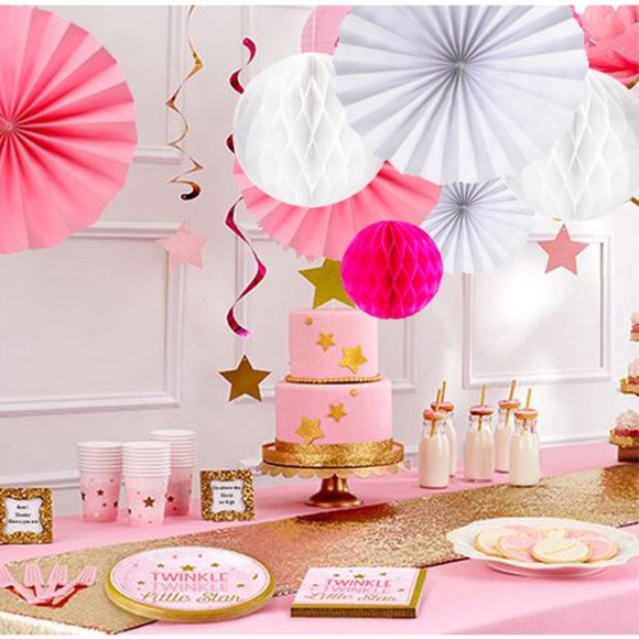 Awesome Pink Girl Baby shower decoration set - Picture 2 of 6